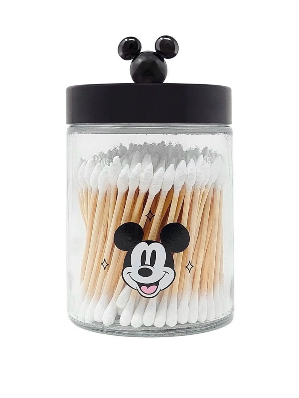THE CREME SHOP x Mickey Mouse Disney Chic Reusable Jar + Precision Cotton Swabs